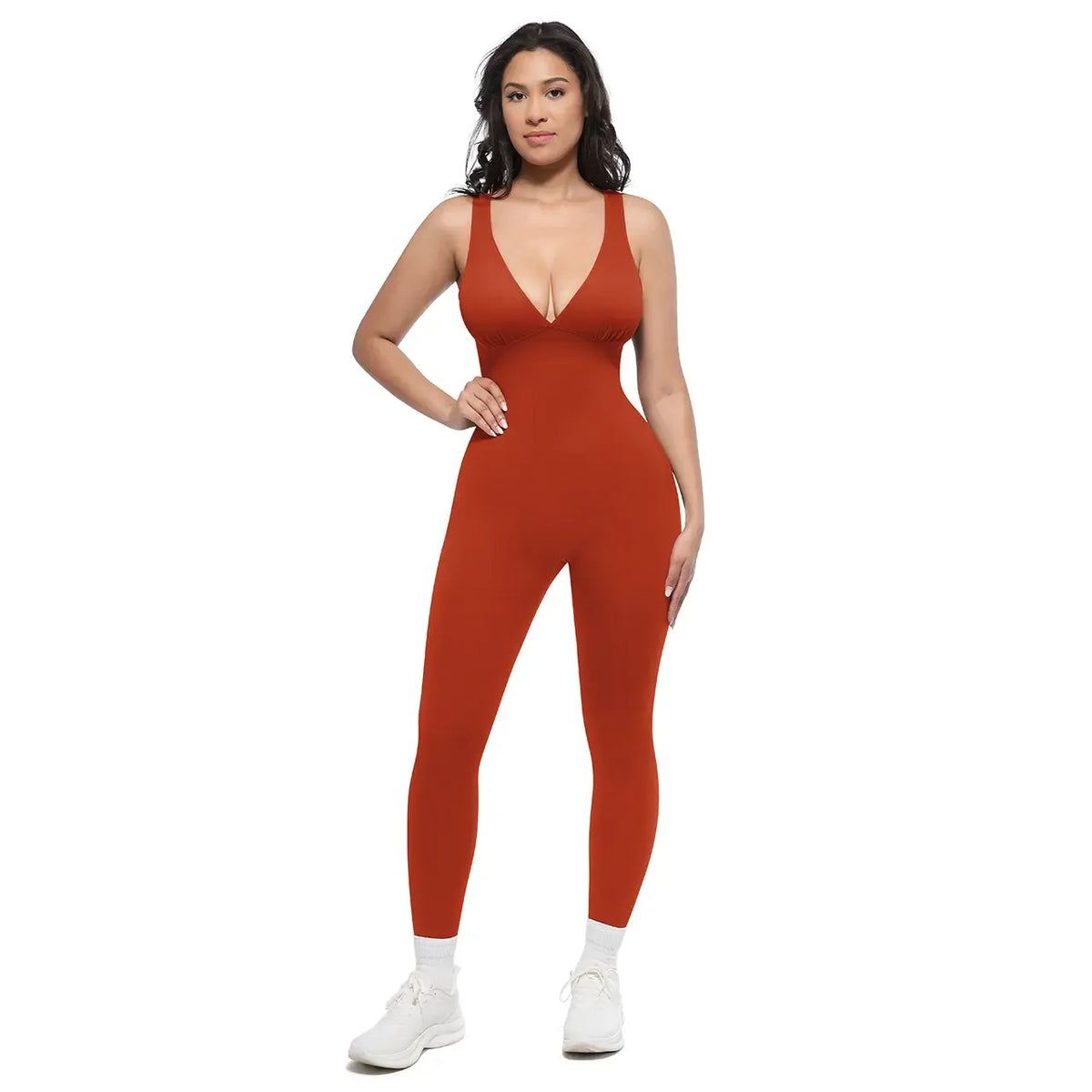 Deep V Sculpting Shapewear Bodysuit – Smooth, Lift & Shape Effortlessly