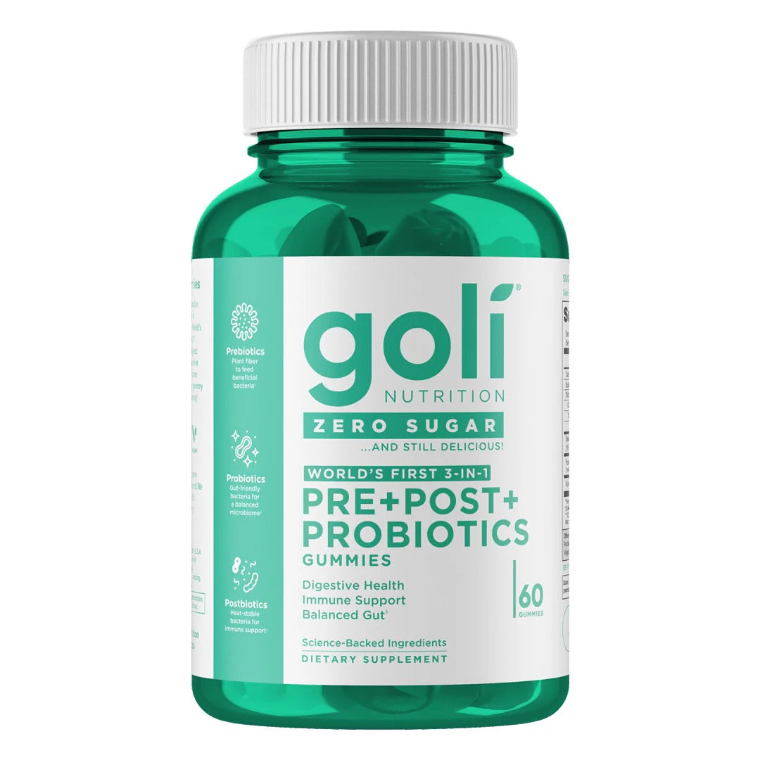 Zero Sugar 3-in-1 Gut Health Gummies – ACV + Probiotics + Vitamins