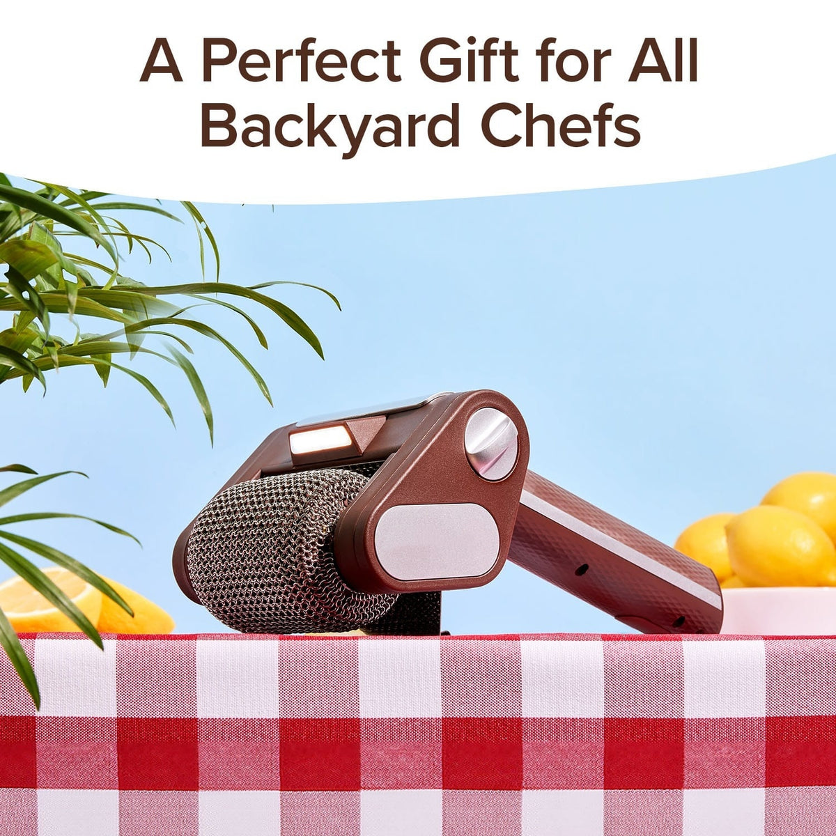 Electric Bristle-Free Grill Brush – Steam Cleaning BBQ Scraper Tool