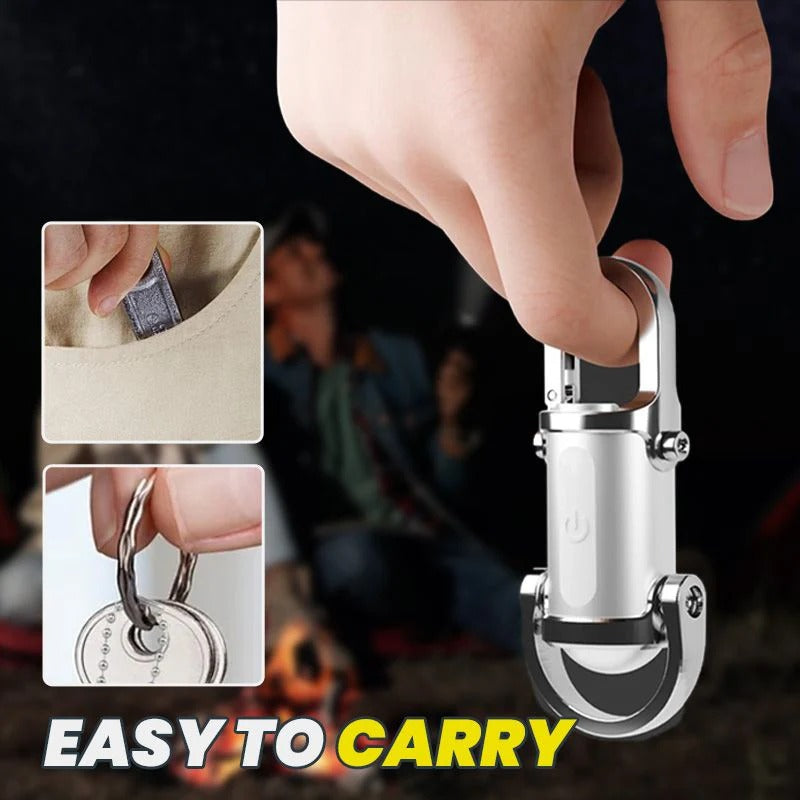 1200LM Mini Keychain Flashlight – Waterproof Multi-Mode LED Light