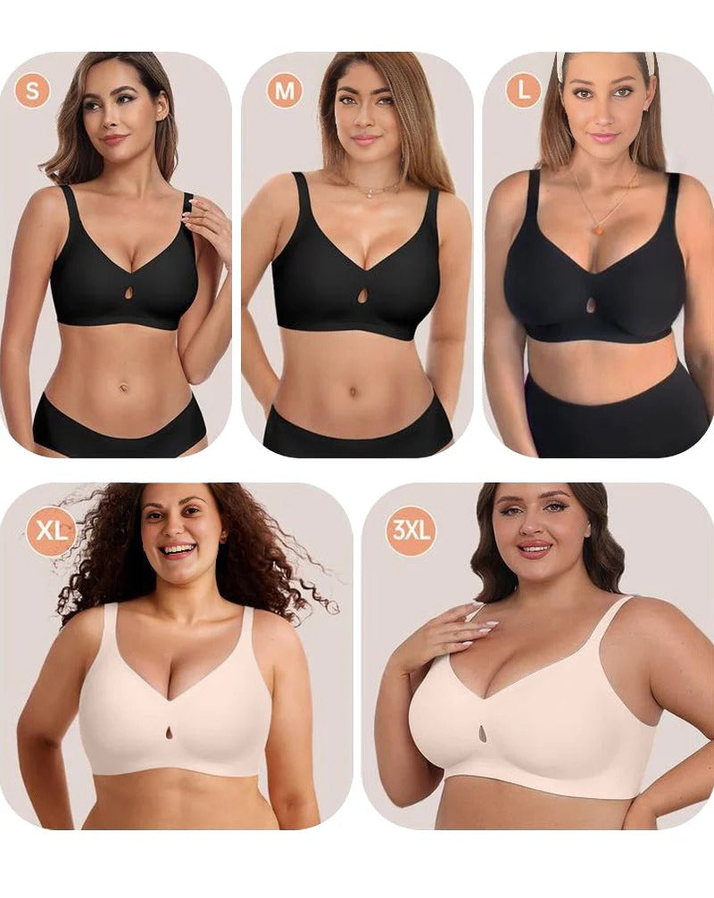 Invisible Jelly Lift Bra – Breathable Hollow Seamless Support