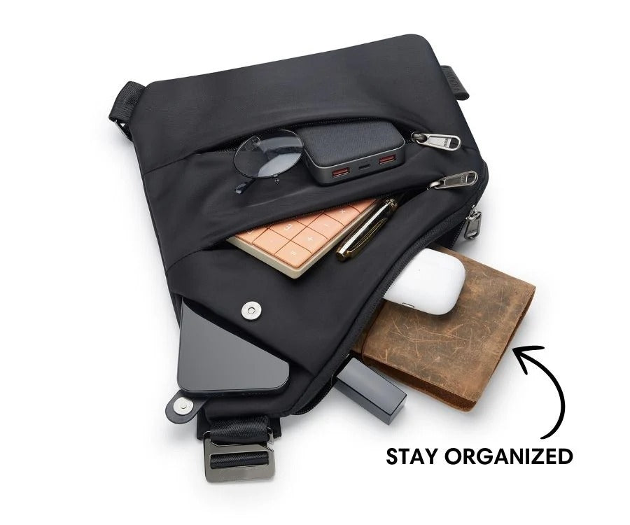 Anti-Theft Travel Sling Bag – Secure Crossbody Daypack for Travel