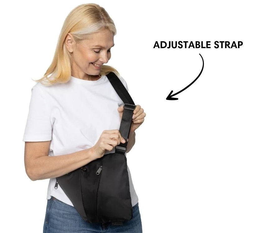 Anti-Theft Travel Sling Bag – Secure Crossbody Daypack for Travel