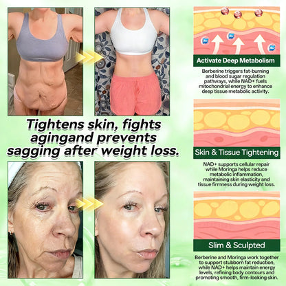10-in-1 Moringa Berberine NAD+ Advanced Microneedle Patch (7pcs)