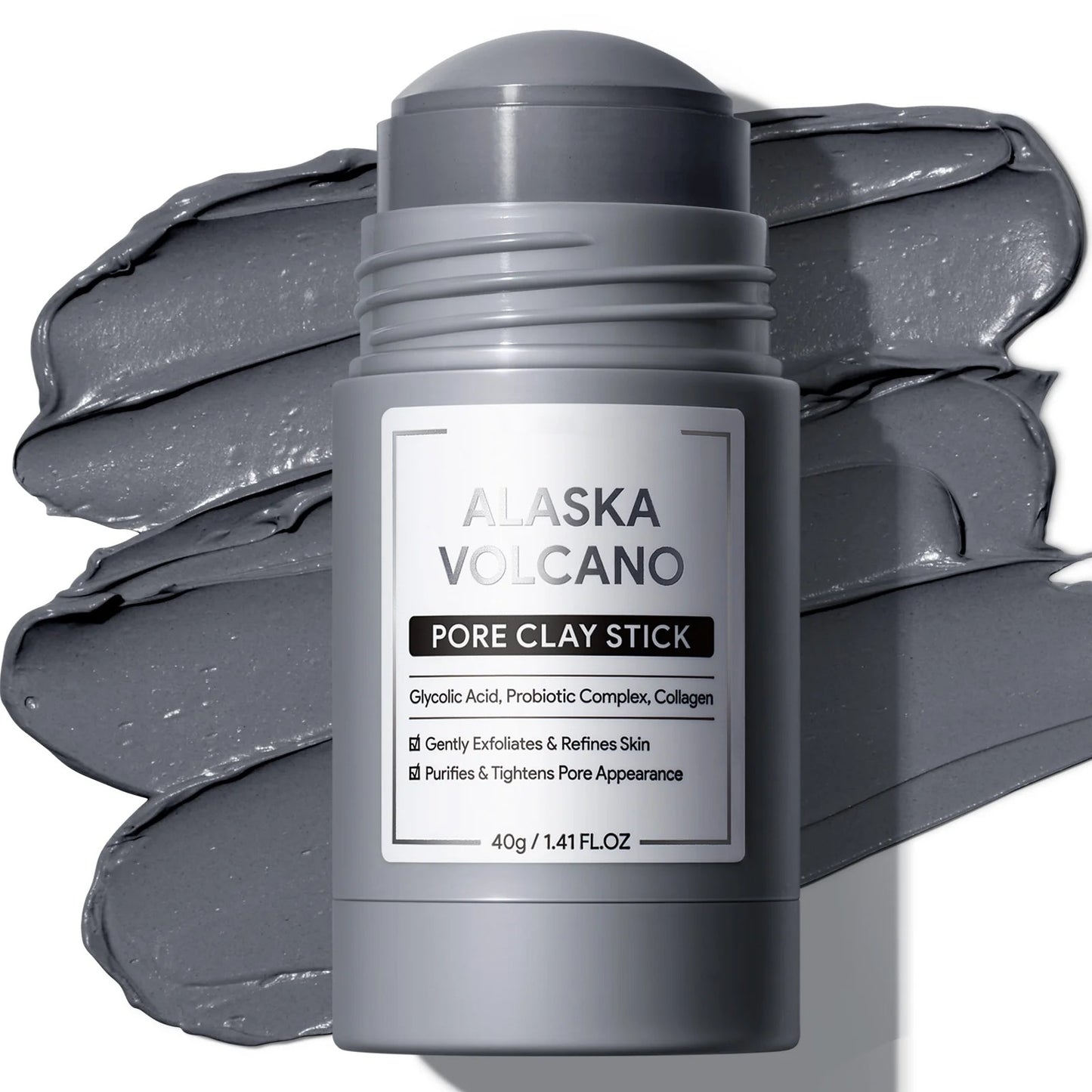 Volcanic Clay Stick Mask for Pores, Acne & Blackheads