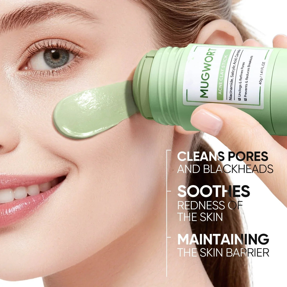 Volcanic Clay Stick Mask for Pores, Acne & Blackheads