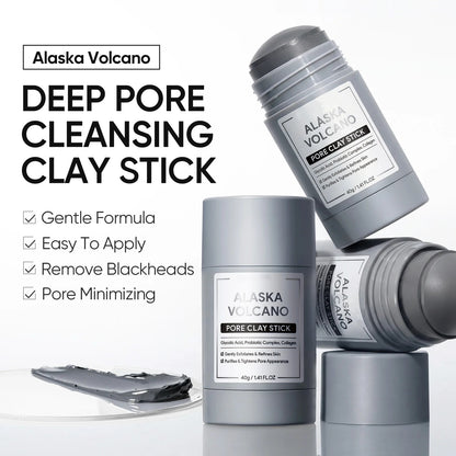 Volcanic Clay Stick Mask for Pores, Acne & Blackheads