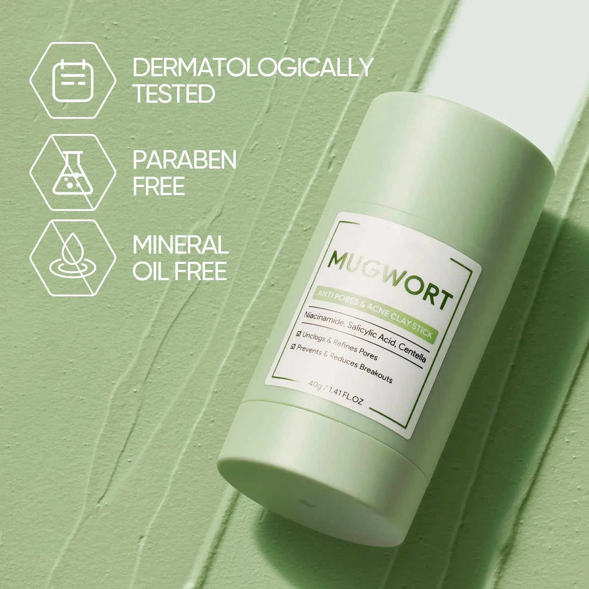Volcanic Clay Stick Mask for Pores, Acne & Blackheads