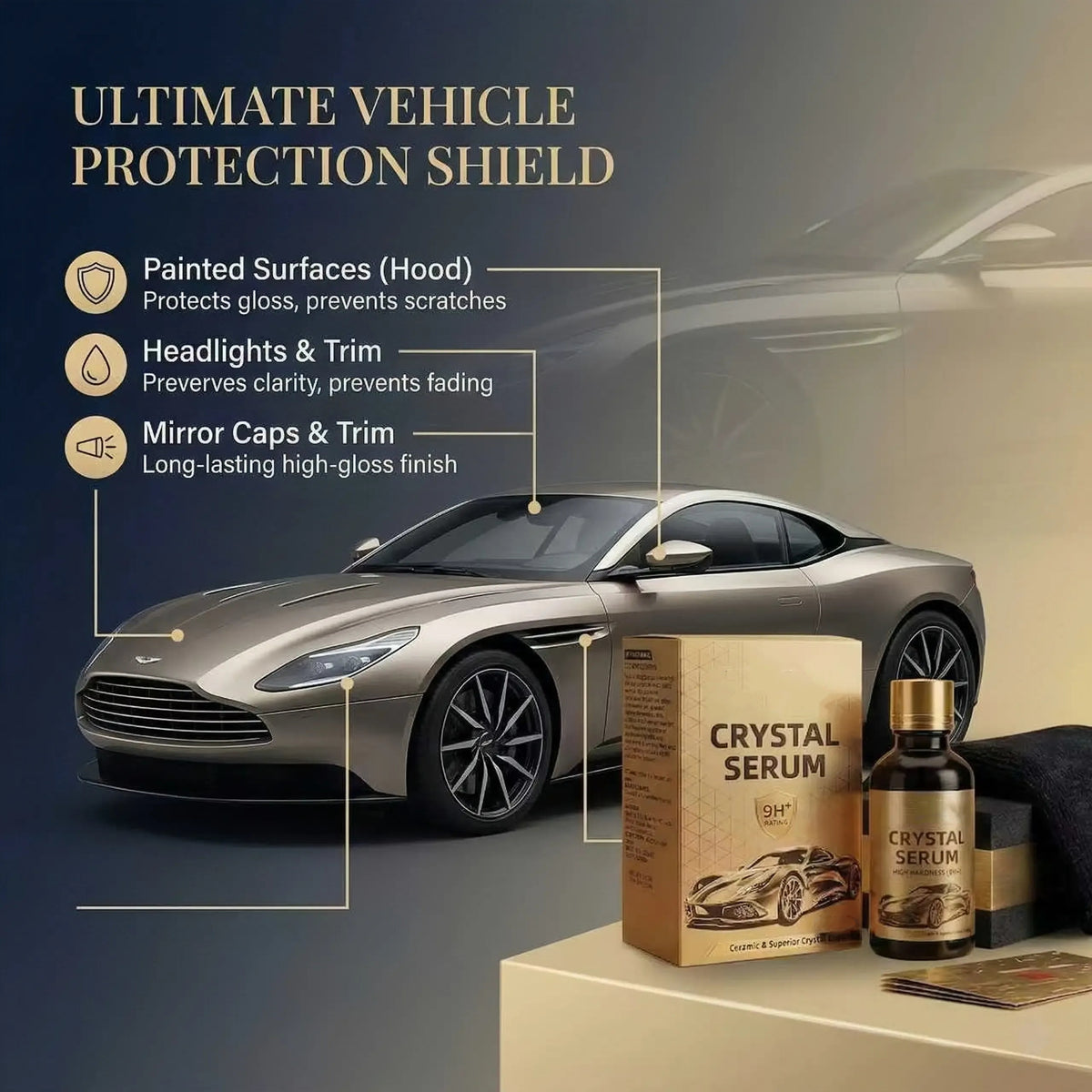 Graphene Ceramic Coating 9H – Long-Lasting Car Paint Protection 100ML
