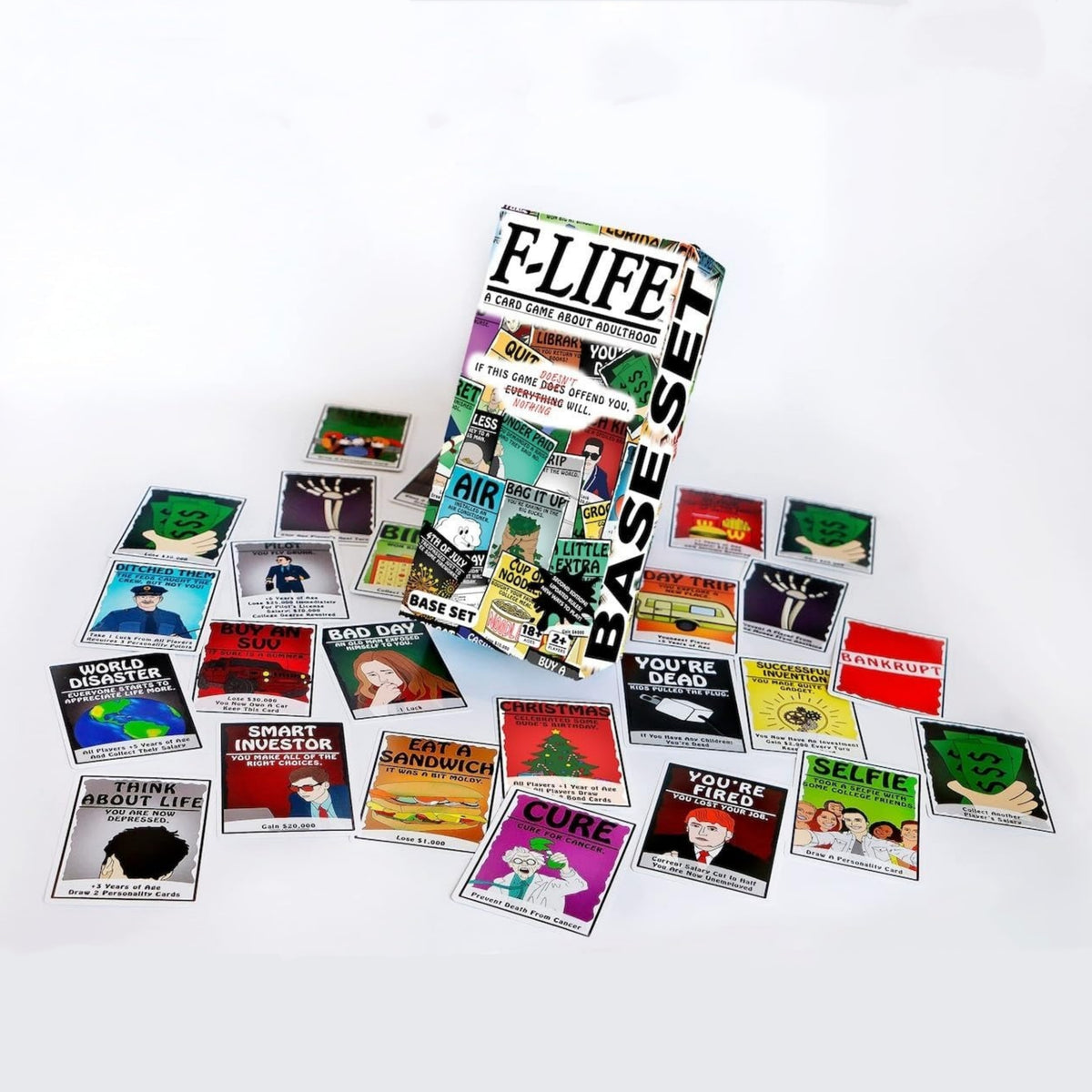 F-Life: Hilarious Card Game About Adulting & Life Challenges