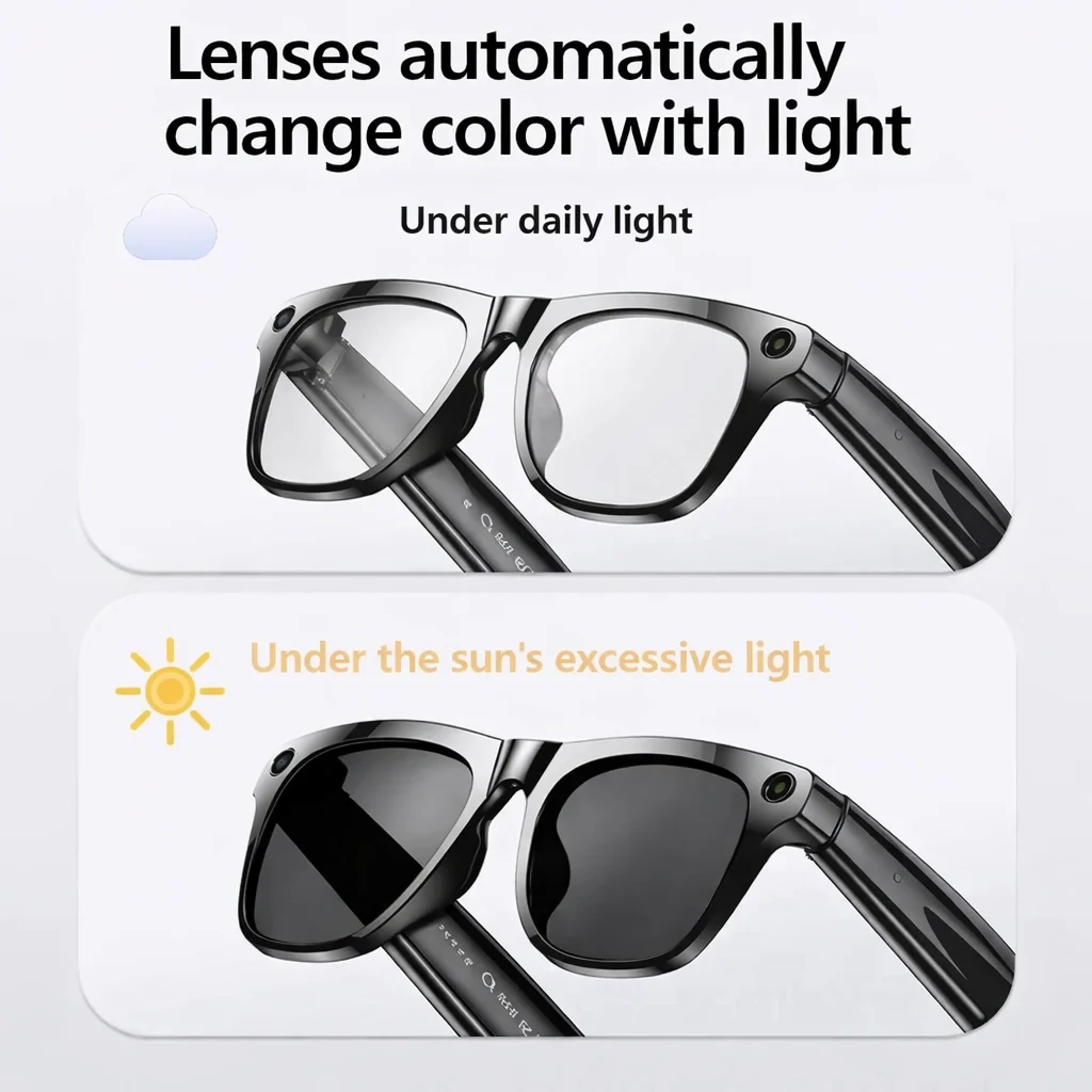 8K AI Smart Glasses: 100MP Camera, ChatGPT & Hands-Free Control