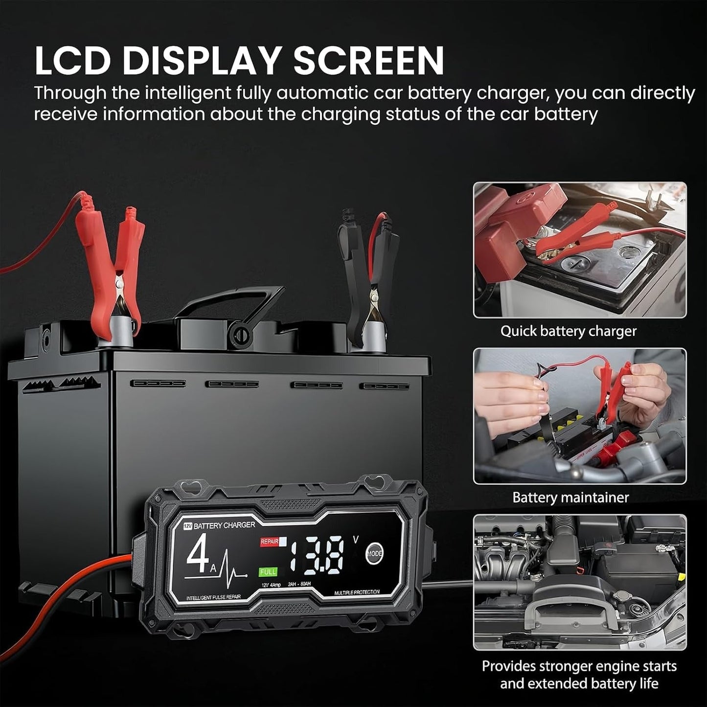🔌GBX155 4250A Jump Starter – 10L Gas/8L Diesel, Smart Charger & Power Bank