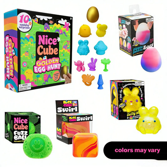 Easter Squishy Toy Bundle – Sensory Stress Relief Set