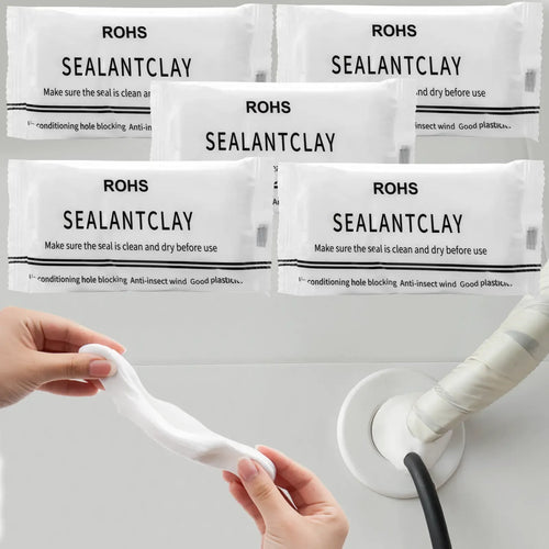 6 PCS Waterproof Seal Putty for Wall Holes & Pipe Repairs – Moldable, Fast-Curing Leak Repair