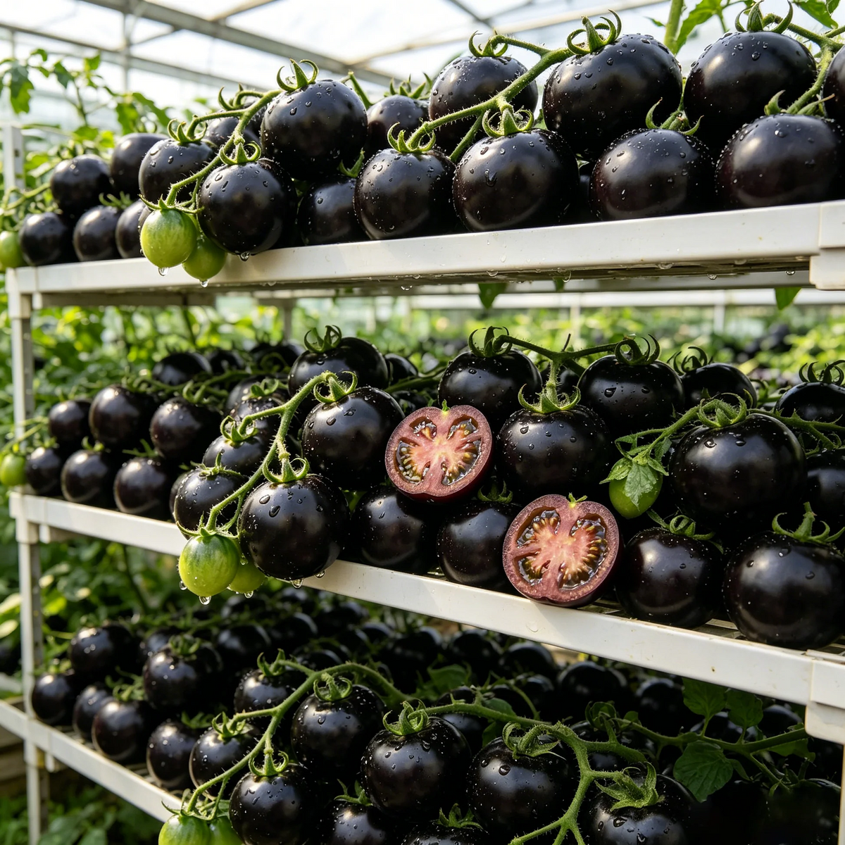 Black Diamond Tomato Plant Kit — High Anthocyanin Sweet & Juicy