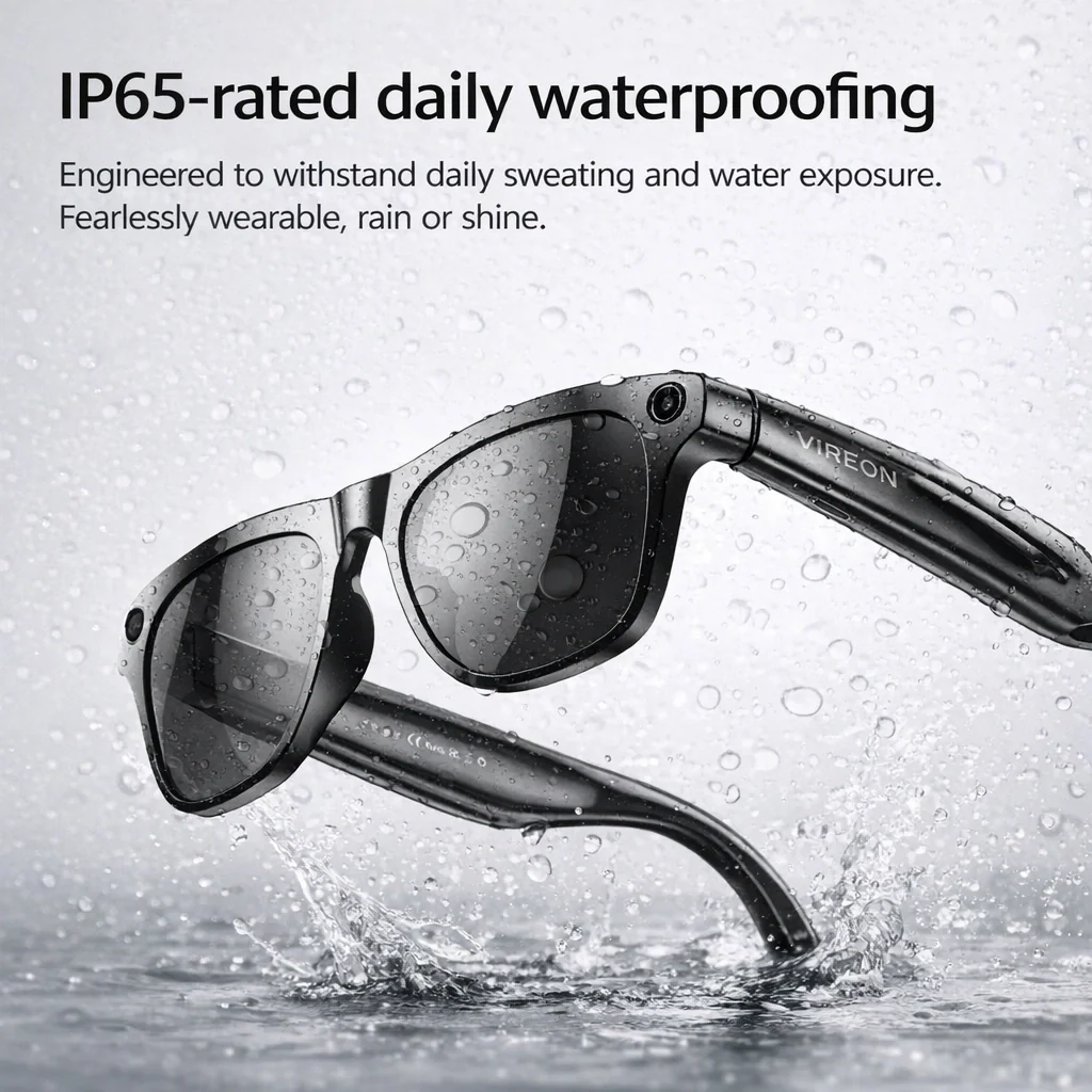 8K AI Smart Glasses: 100MP Camera, ChatGPT & Hands-Free Control