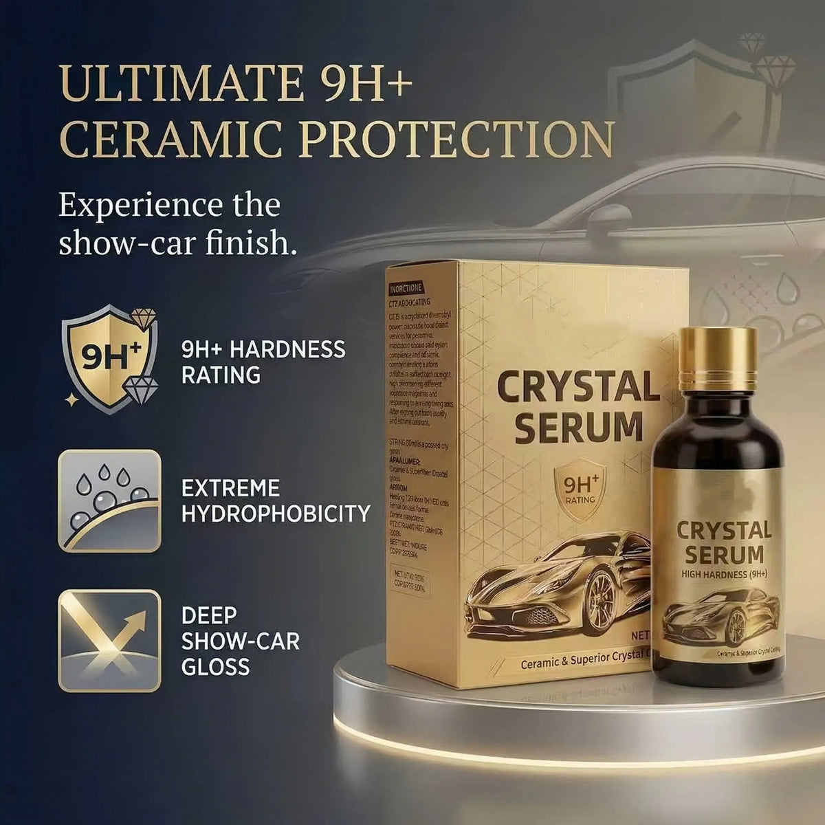 Graphene Ceramic Coating 9H – Long-Lasting Car Paint Protection 100ML