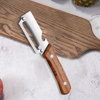 2-in-1 Fruit & Veggie Peeler with Built-in Bottle Opener