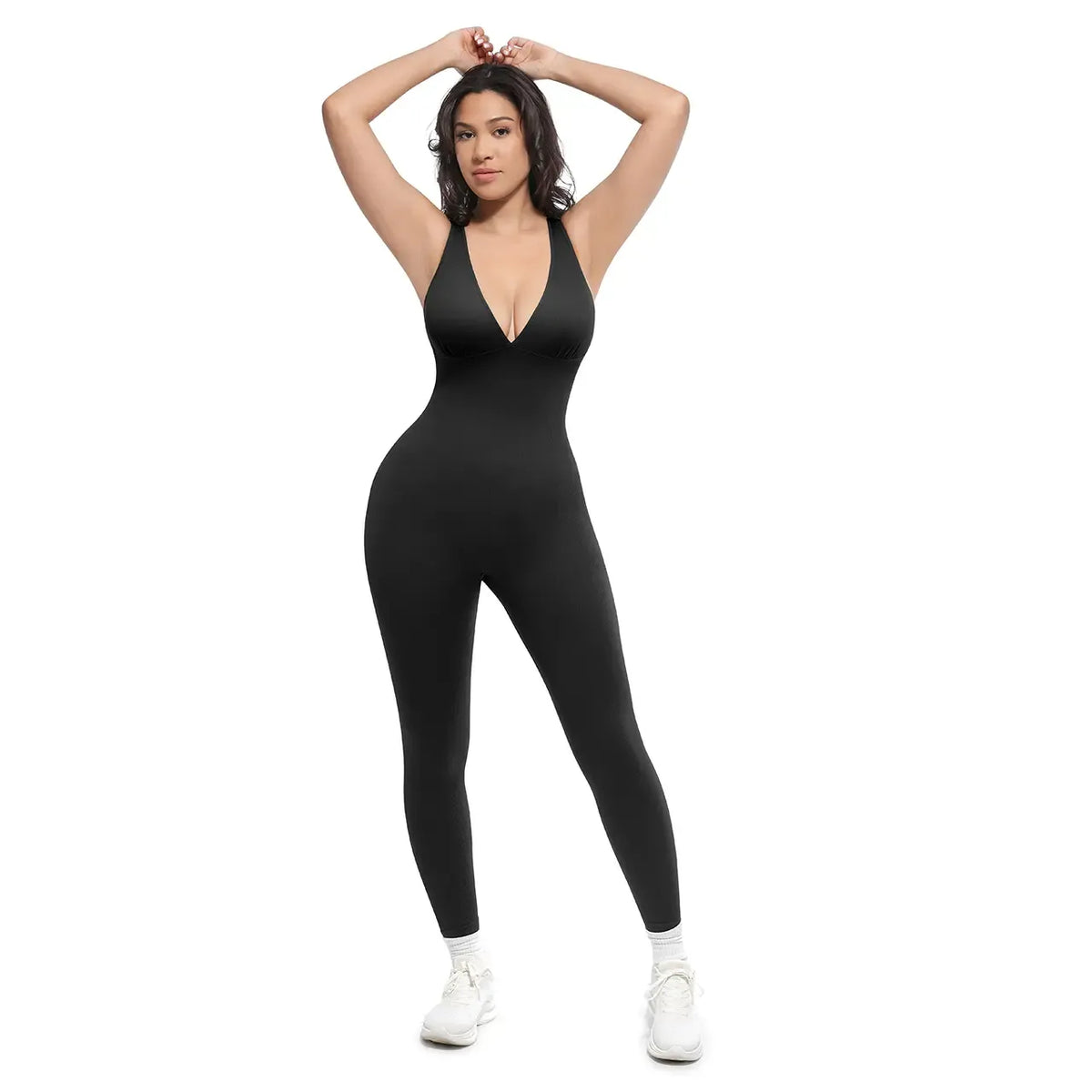 Deep V Sculpting Shapewear Bodysuit – Smooth, Lift & Shape Effortlessly