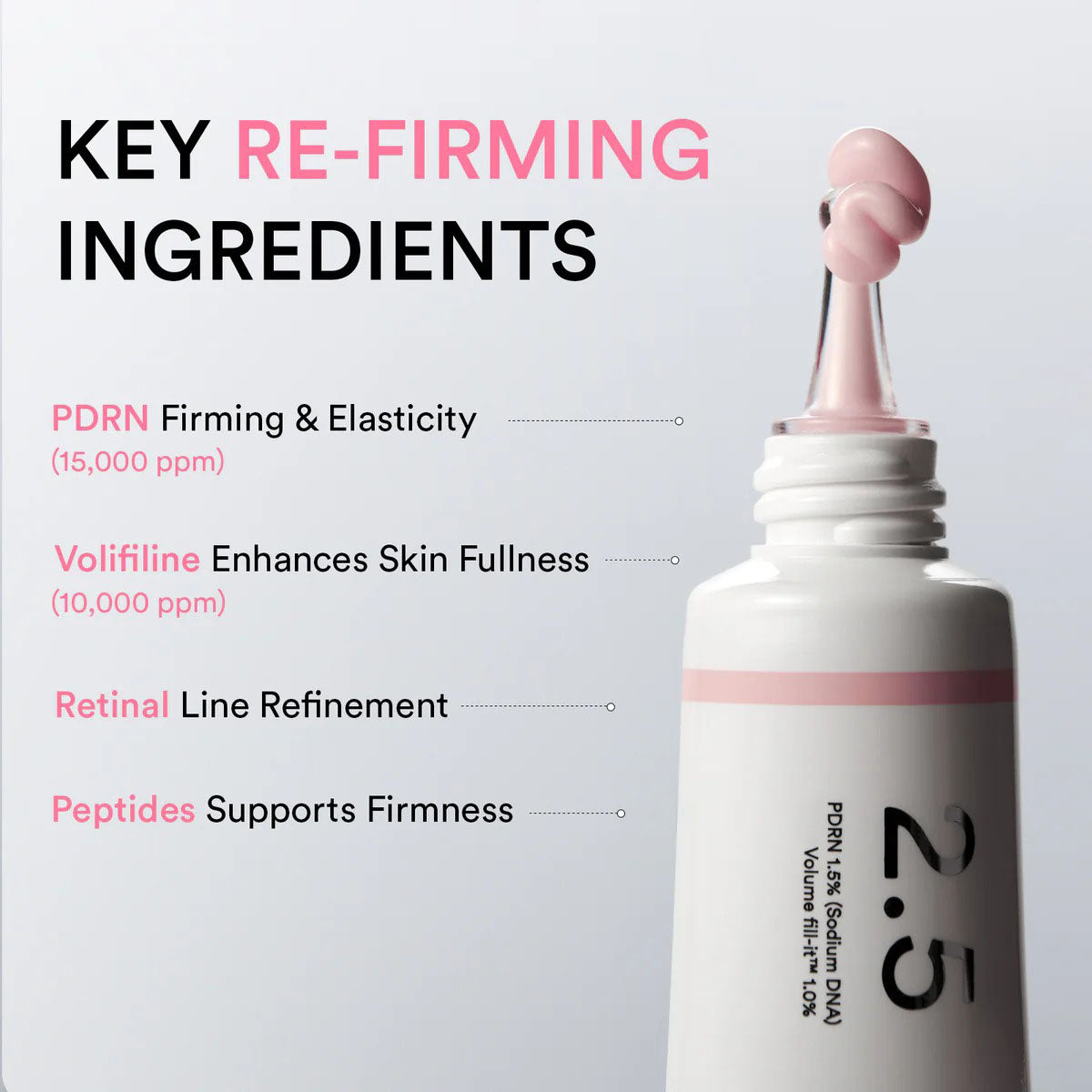 PDRN Volume Fill-It Booster Crème 2.5 Tube – Bounce, Plump & Repair