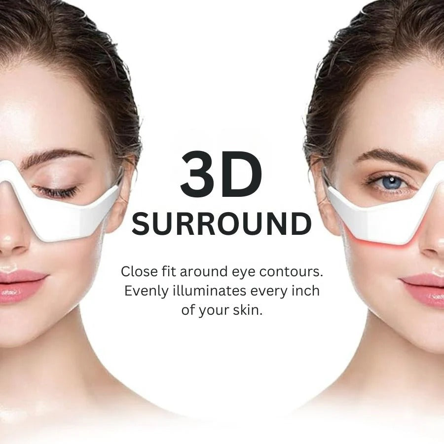 Red Light Therapy Eye Glasses – Reduce Dark Circles & Eye Fatigue