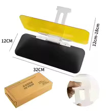 2-in-1 Car Sun Visor Extender – Adjustable Day & Night Anti-Glare Shield