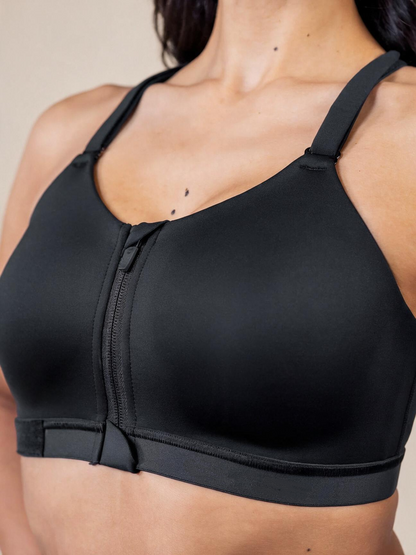The Vela Front-Zip Adjustable Sports Bra