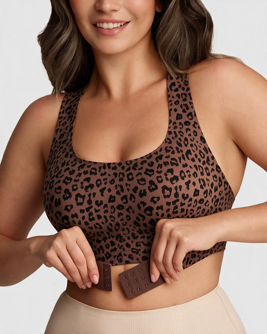 Front Closure Cross-Back Posture Bra – Wireless Support Comfort