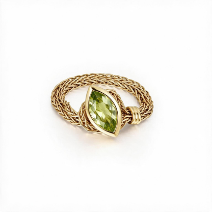 Faith – Pink Oval Cut Lab Grown Diamond Chain Ring