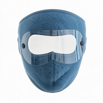 Winter Windproof Face Mask – Full-Coverage Thermal Shield with Clear Lens