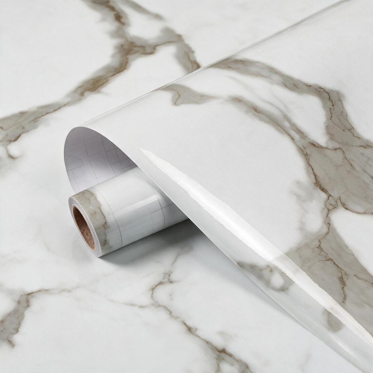 Matte Marble Contact Paper – Peel & Stick Waterproof Vinyl Wrap