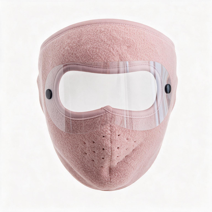 Winter Windproof Face Mask – Full-Coverage Thermal Shield with Clear Lens