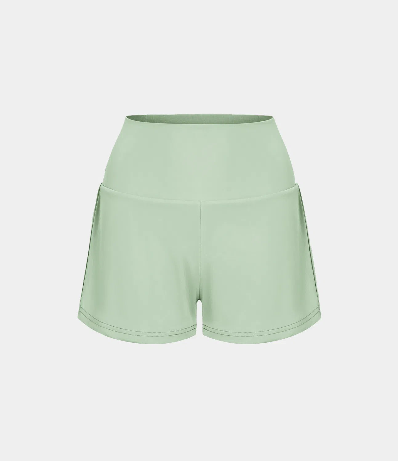 Airy Super High Waisted Cool Touch Yoga Shorts with Pockets