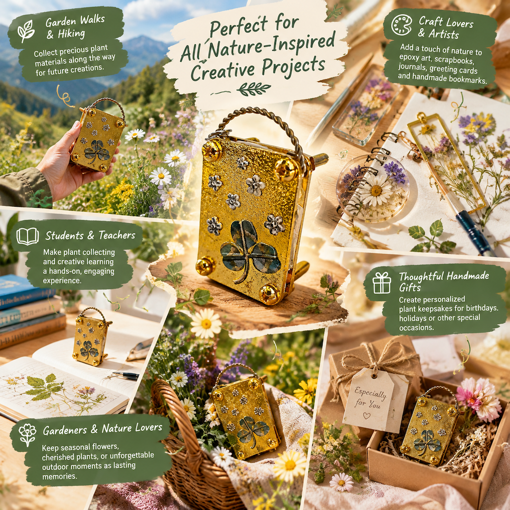 Mini Flower Press Kit for Flowers, Leaves & DIY Crafts