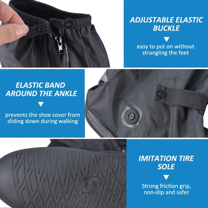 Waterproof Rain Shoe Covers 2-Pack