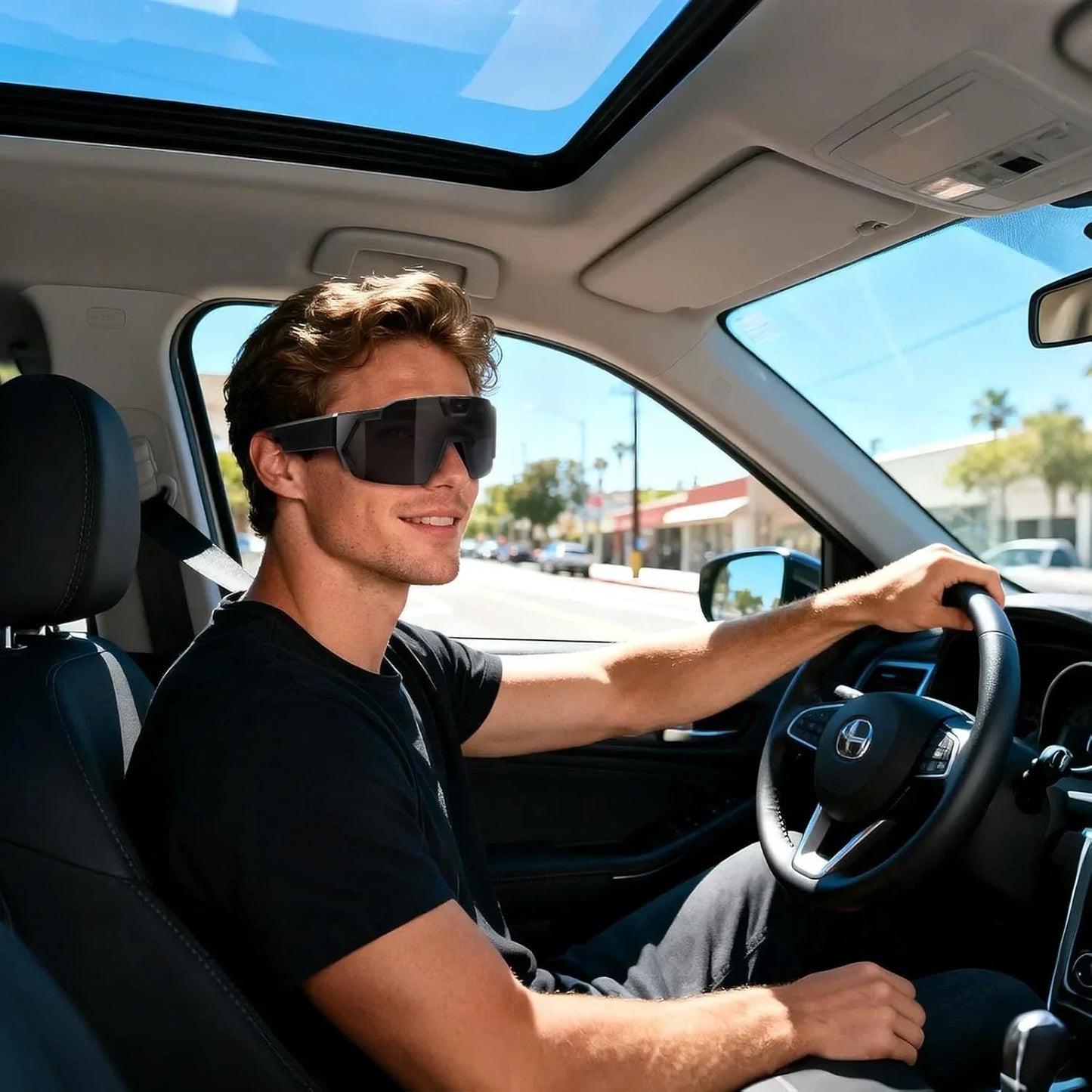Smart Camera Glasses for Action Sports