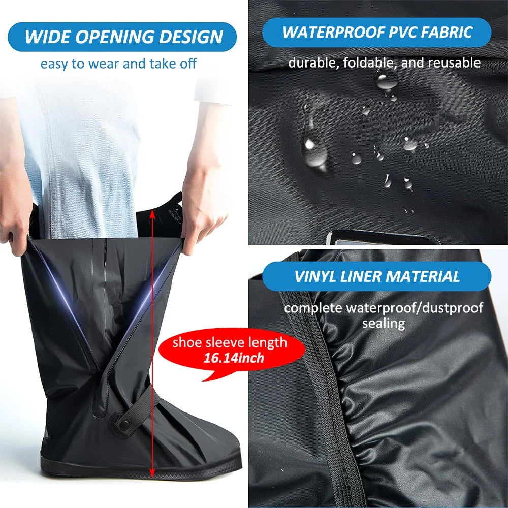 Waterproof Rain Shoe Covers 2-Pack