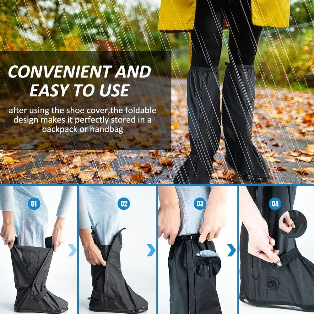 Waterproof Rain Shoe Covers 2-Pack