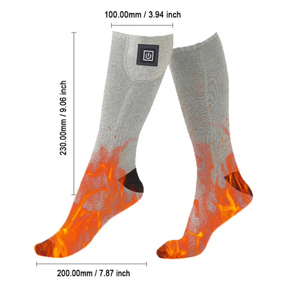 Rechargeable Heated Socks - Adjustable Temperature