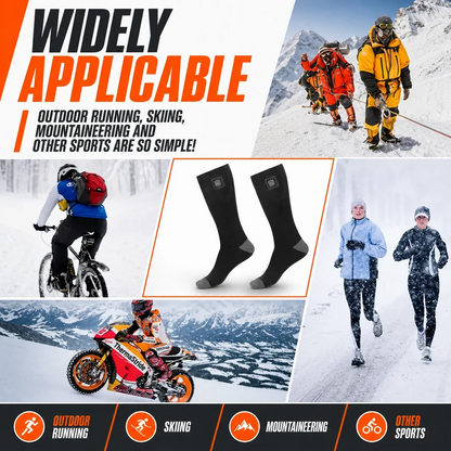 Rechargeable Heated Socks - Adjustable Temperature
