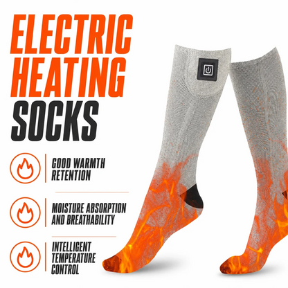 Rechargeable Heated Socks - Adjustable Temperature